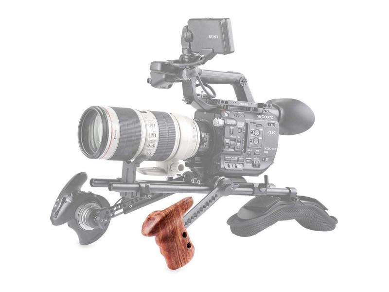 Smallrig Left Side Wooden Grip With Arri Rosette