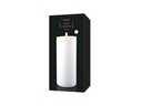 STT LED-Kerze XL Flat, Ø 12.5 x 27.5 cm, Weiss