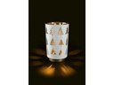 STT Laterne, Baum, M, 20 cm, Weiss