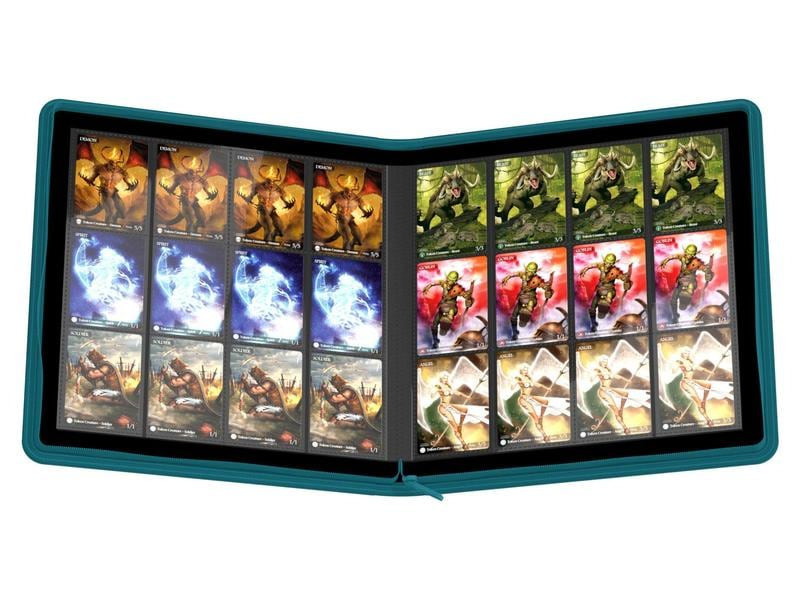 Ultimate Guard Karten-Portfolio QuadRow ZipFolio 480 24-Pocket, petrolblau
