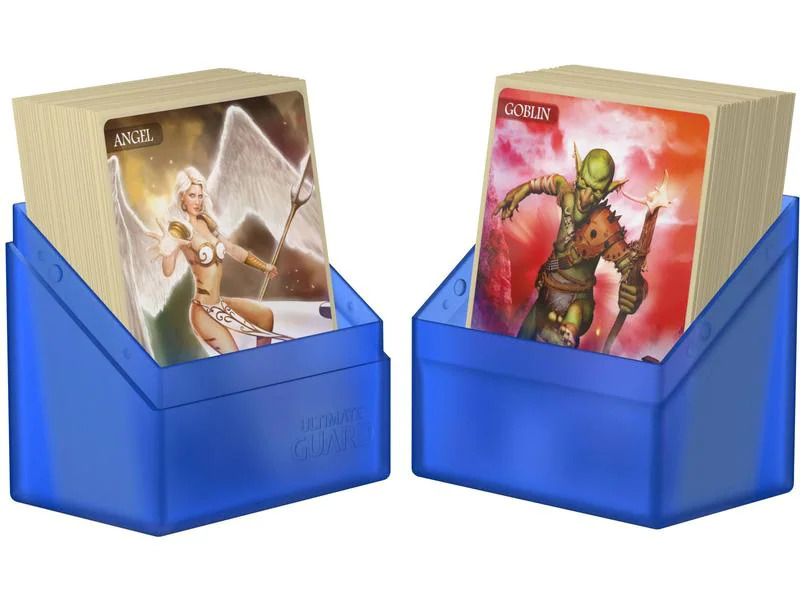 Ultimate Guard Kartenbox Boulder Deck Case Standardgrösse 60+ Sapphire
