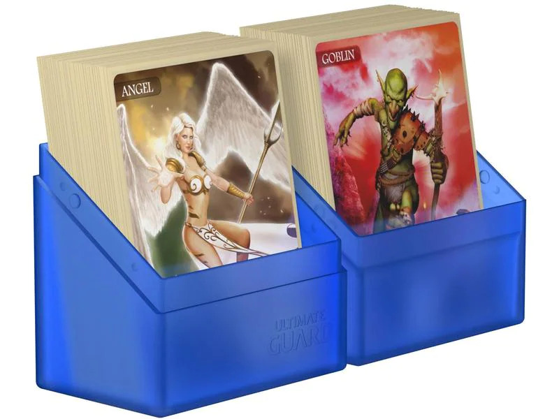Ultimate Guard Kartenbox Boulder Deck Case Standardgrösse 60+ Sapphire