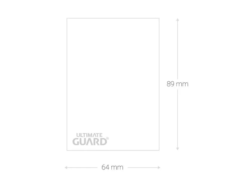 Ultimate Guard Kartenhülle Precise-Fit Sleeves Transparent Standard 100