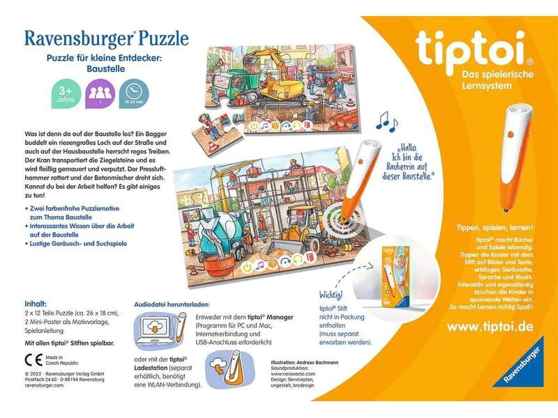 tiptoi Puzzle Baustelle