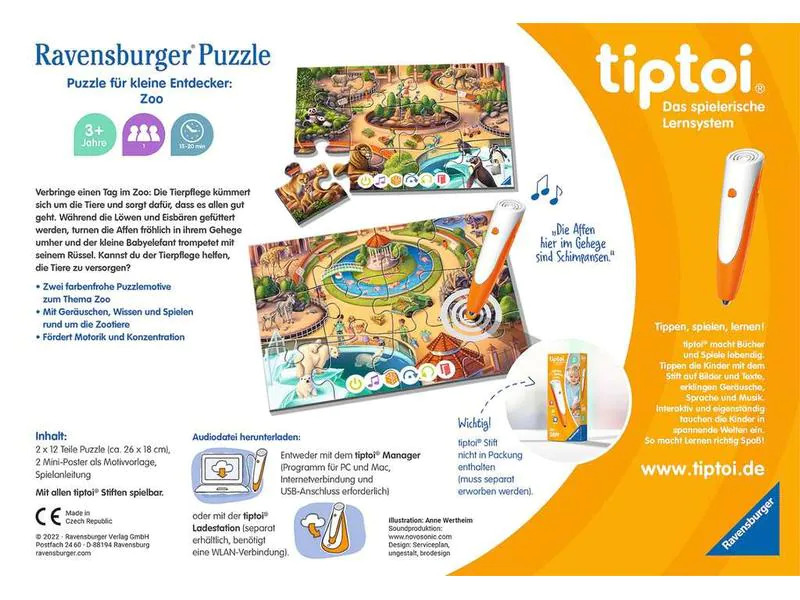 tiptoi Puzzle Zoo