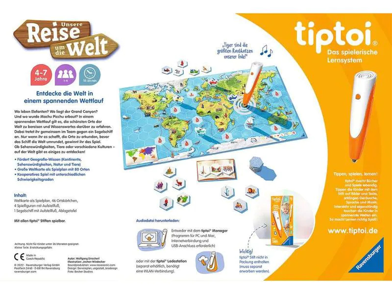 tiptoi Spiel Unsere Reise um die Welt