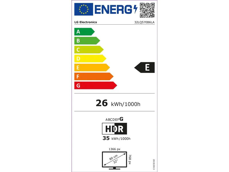 LG TV 32LQ570B6 32&quot;, 1366 x 768 (WXGA), LED-LCD