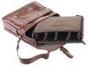 Alpenleder Kamera-Tasche Reporter Braun