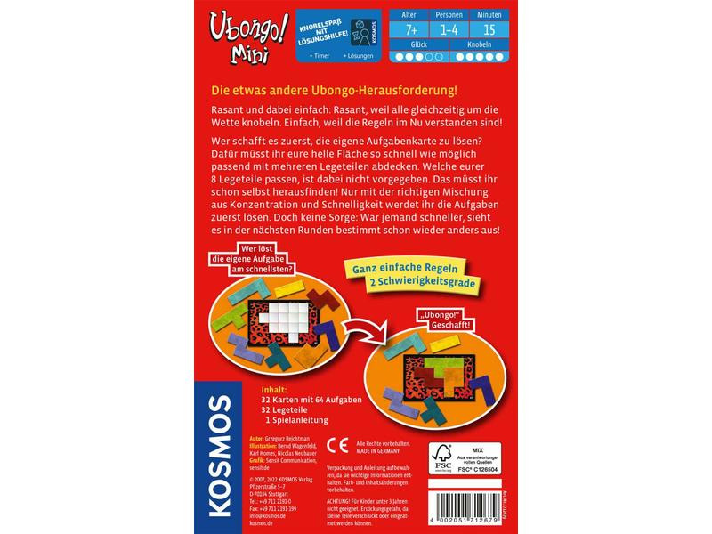 Kosmos Knobelspiel Ubongo Mini