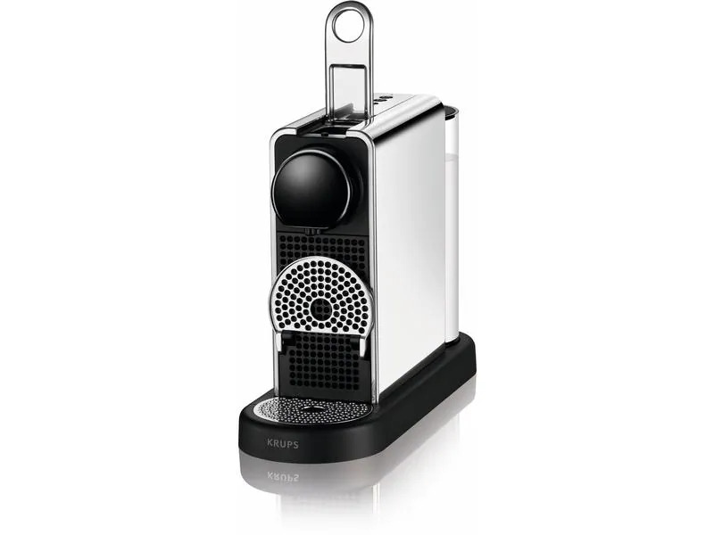 Krups Kaffeemaschine Nespresso CitiZ Platinum, Edelstahl/Schwarz