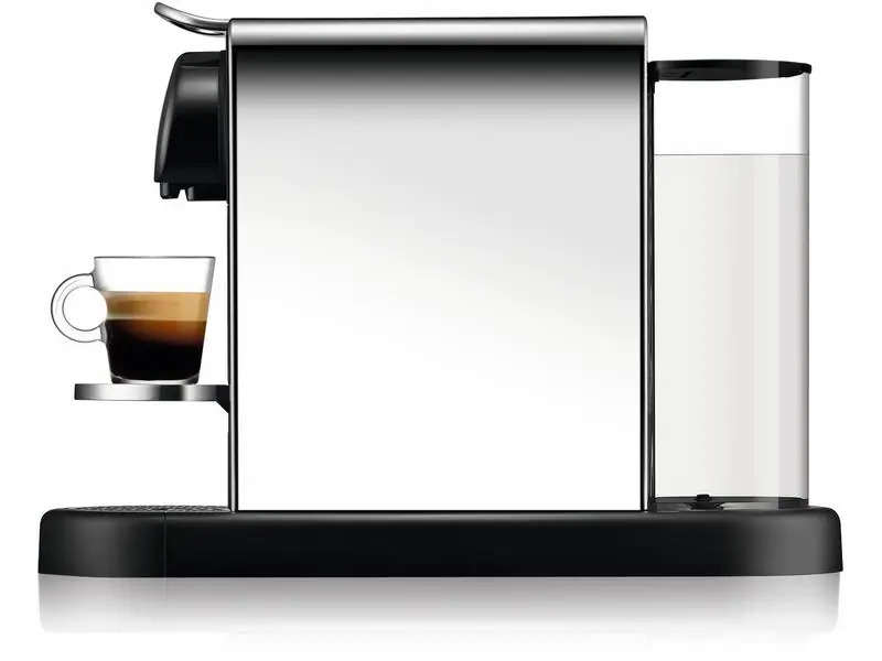 Krups Kaffeemaschine Nespresso CitiZ Platinum, Edelstahl/Schwarz