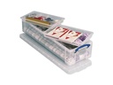 Really Useful Box Aufbewahrungsbox 22 Liter, Transparent