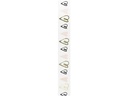 Rico Design Washi Tape Herzen 1.5 cm x 10m, Gold