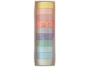 Rico Design Washi Tape Pastell mix  10 Stück Mehrfarbig