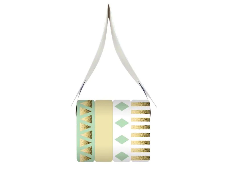 URSUS Washi Tape 10 m 4 Rollen, Mehrfarbig, Grafik