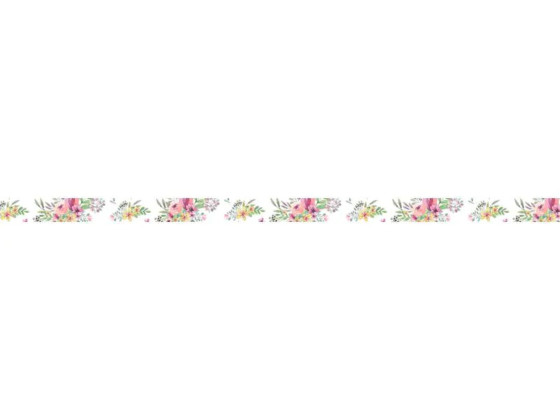 URSUS Washi Tape Flora 5 Stück, Mehrfarbig