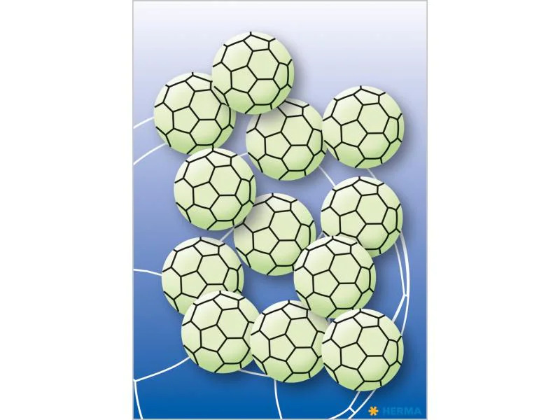 HERMA Motivsticker Fussball Mini, Nachtleuchtend