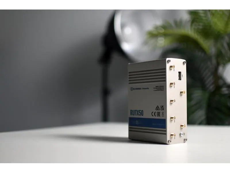 Teltonika LTE-Industrierouter RUTX50 4G, WiFi-5, 5x GE LAN