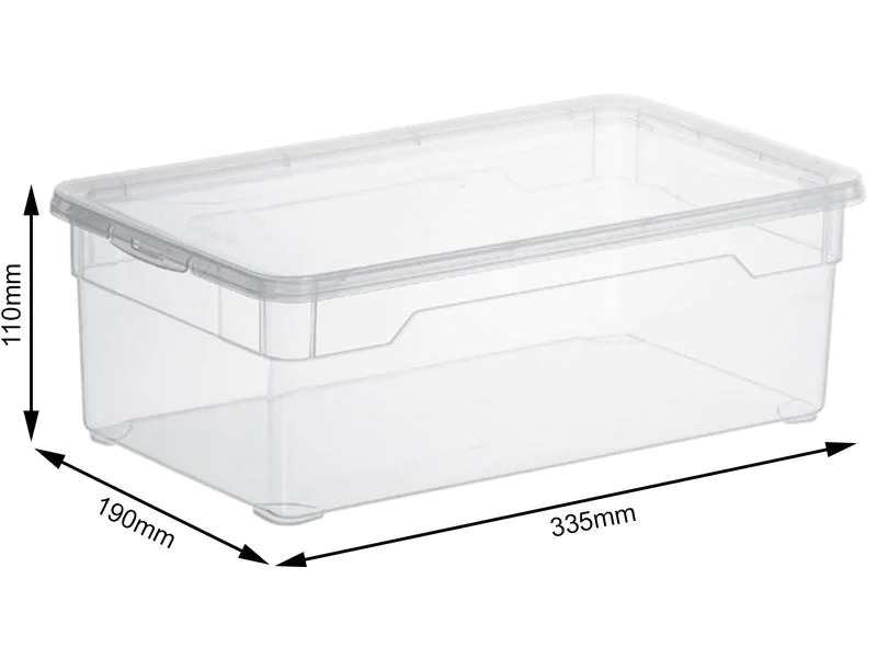 Rotho Aufbewahrungsbox Clear Transparent