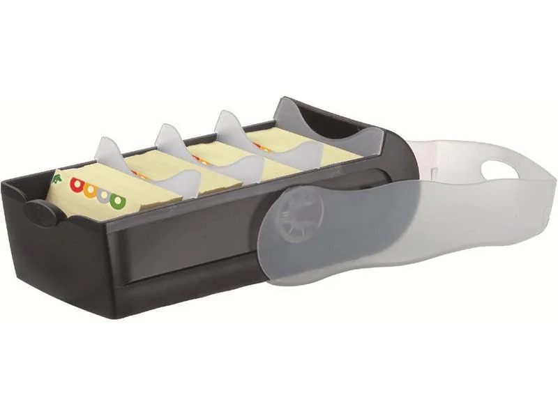 HAN Karteibox Croco A8, Schwarz