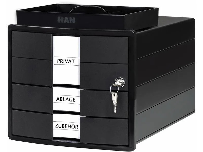 HAN Schubladenbox IMPULS schwarz