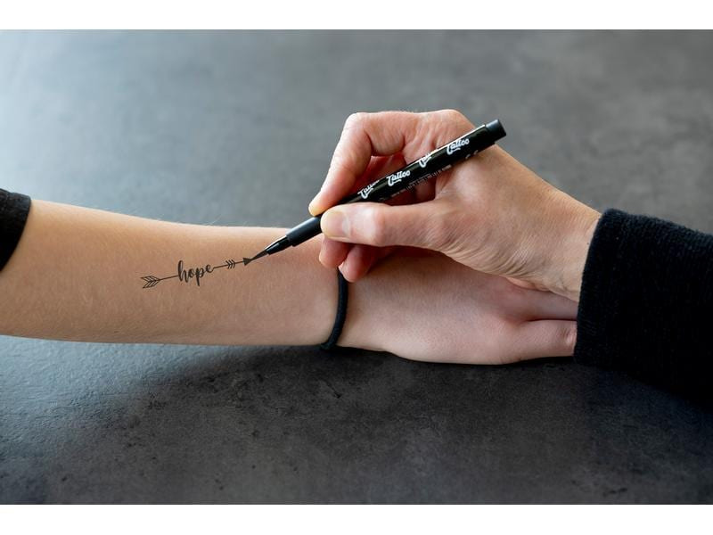 Eberhard Faber Tattoostift Skinlettering 4 Stück, Mehrfarbig