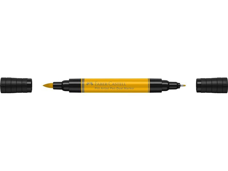 Faber-Castell Tuschestift Pitt Artist Pen Dual Dunkelgelb