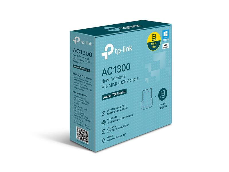 TP-Link WLAN-AC USB-Stick Archer T3U Nano