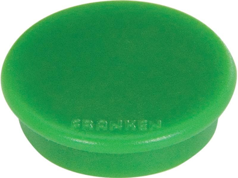 Franken Haftmagnet Ø 24 mm, 10 Stück, Grün