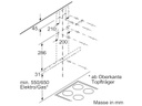Bosch Wandhaube DWB67FM50 4 × Stufen