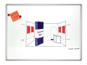 Franken Magnethaftendes Whiteboard Pro 100 cm x 200 cm, Weiss