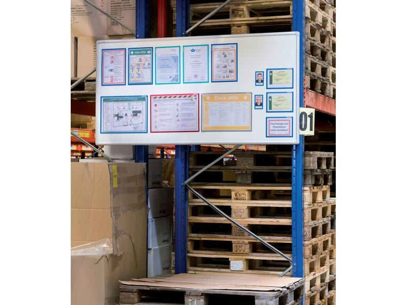 Franken Magnethaftendes Whiteboard Pro 100 cm x 200 cm, Weiss
