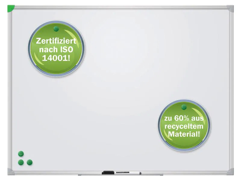 Franken Magnethaftendes Whiteboard U-Act!Line 40 cm x 60 cm, Weiss