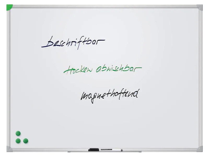 Franken Magnethaftendes Whiteboard U-Act!Line 80 cm x 120 cm, Weiss