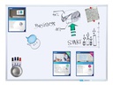 Franken Magnethaftendes Whiteboard X-tra!Line 100 cm x 200 cm, Weiss