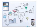 Franken Magnethaftendes Whiteboard X-tra!Line 45 cm x 60 cm, Weiss