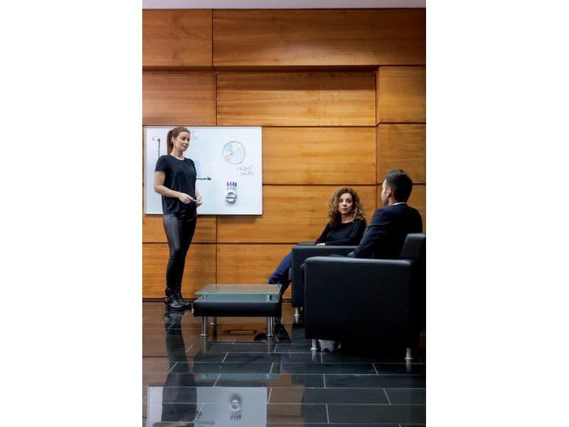 Franken Magnethaftendes Whiteboard X-tra!Line 45 cm x 60 cm, Weiss