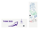 Legamaster Magnethaftendes Whiteboard Wrap-Up 101x300 cm, Selbstklebend