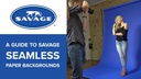 Savage Hintergrund 1.35 x 11 m Rot