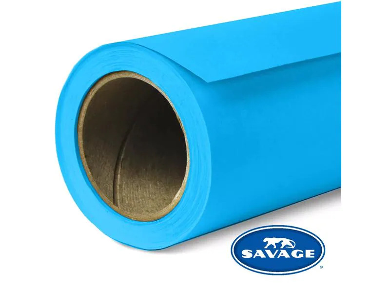 Savage Hintergrund Papier 2.72 x 11m Blue Jay