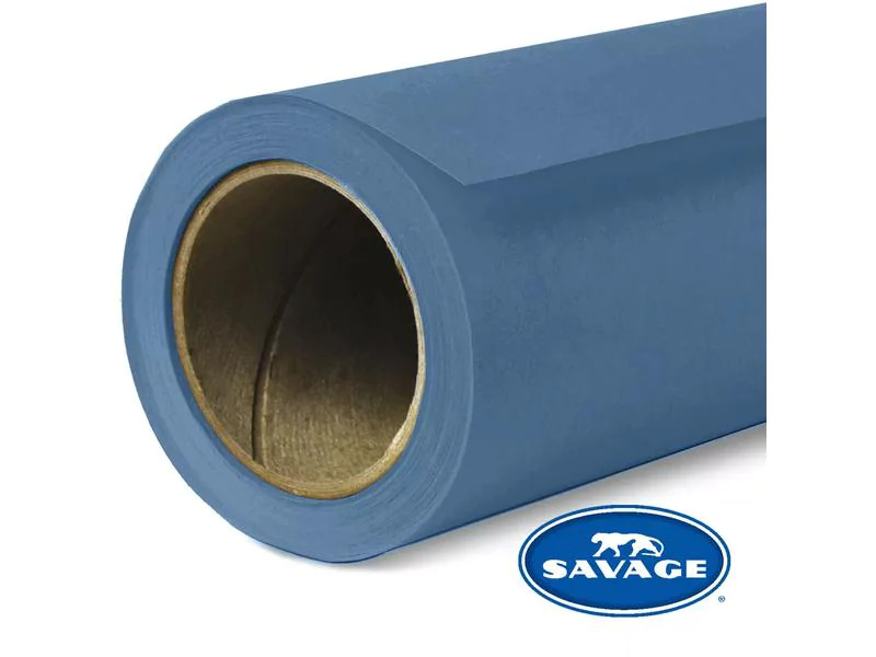 Savage Hintergrund Papier 2.72 x 11m Blue Jean