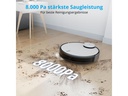 Medion Saug- und Wischroboter MD 20040 Schwarz/Weiss