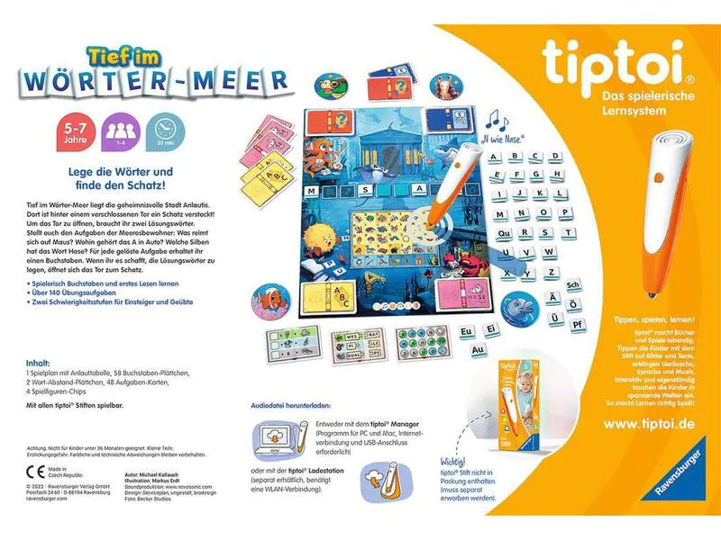 tiptoi Spiel Tief im Wörter-Meer