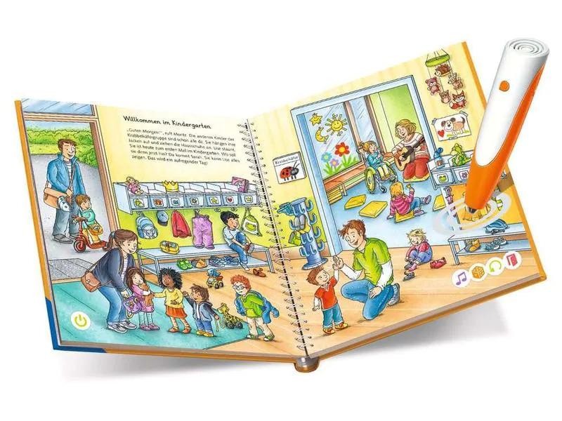 tiptoi Starter-Set Stift und Wörter-Bilderbuch Kindergarten