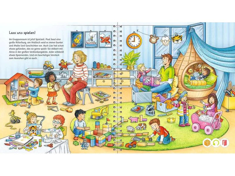 tiptoi Starter-Set Stift und Wörter-Bilderbuch Kindergarten