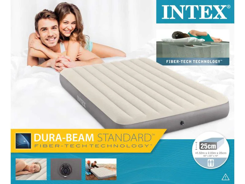 Intex Luftbett Deluxe Single-High Queen