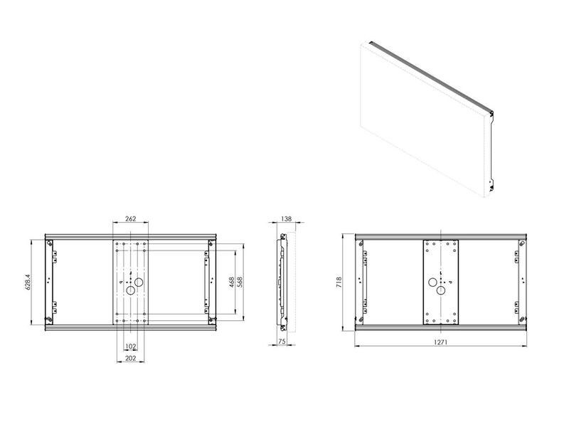 Vogel's Wandhalterung POW 1602 Outdoor