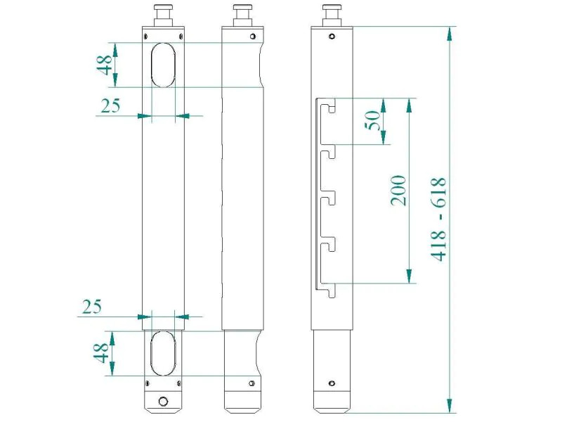 Euromet Verlängerung ARAKNO 40-60cm Weiss