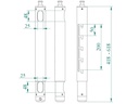 Euromet Verlängerung ARAKNO 40-60cm Weiss