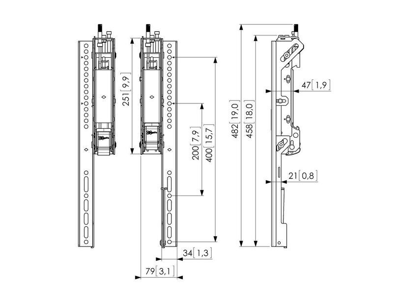 Vogel's Display-Adapterstrips 3D einstellbar PFS 3504